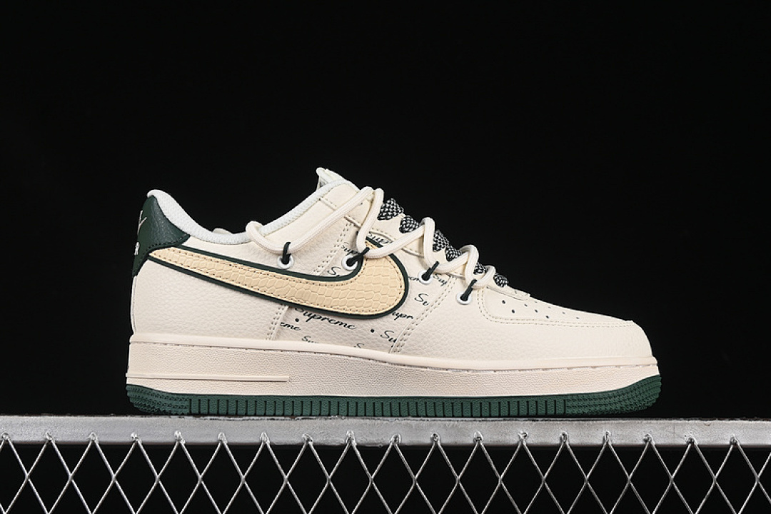 Nike [DM6868-057]-[AIR FORCE 1 07 LOW SUPREME BEIGE/GREEN/WHITE]-[WOMAN:36-39]-[MAN:40-45] - Image 16
