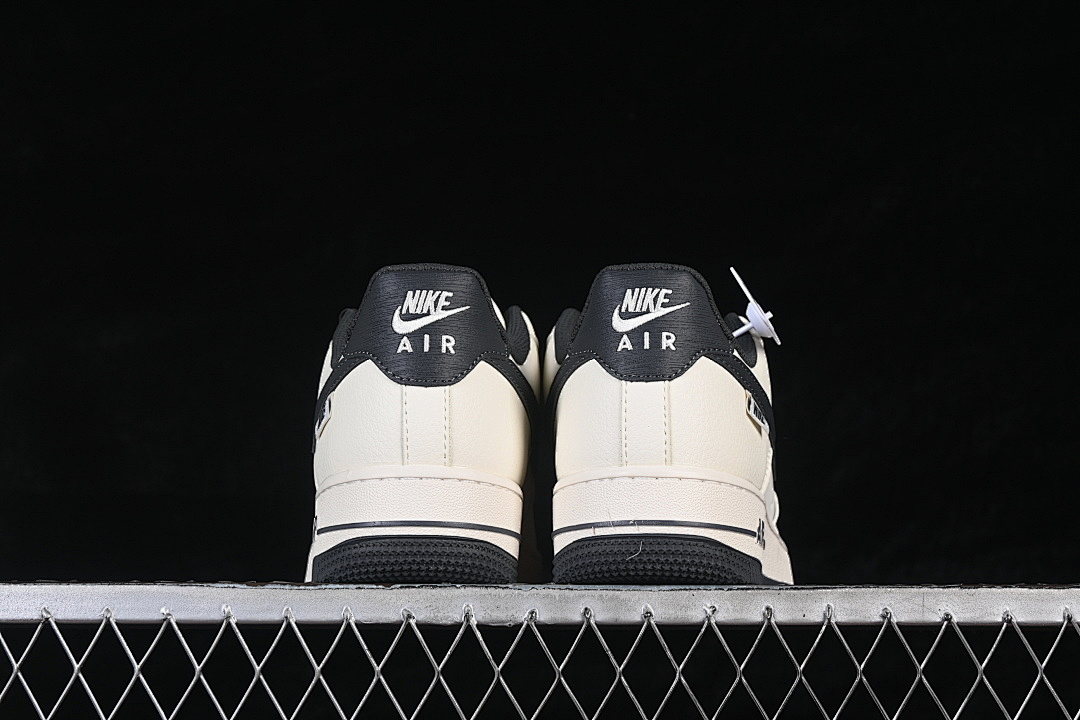 Nike [SM6668-119]-[AIR FORCE 1 07 LOW CASUAL SNEAKERS BEIGE/DARK GREY]-[WOMAN:36-39]-[MAN:40-45] - Image 14