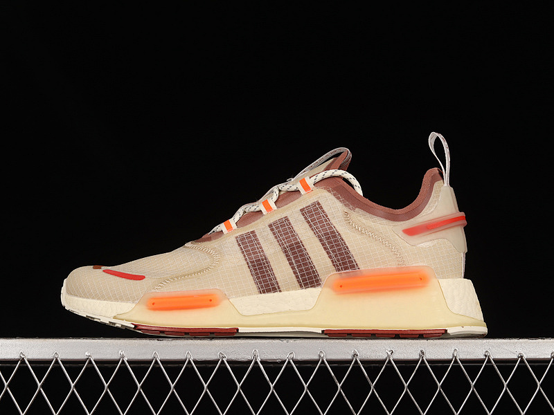 Off-White NMD_V3 BOOST SHOES BLISS/WILD SEPIA/Off-White · GW3057, photo 1