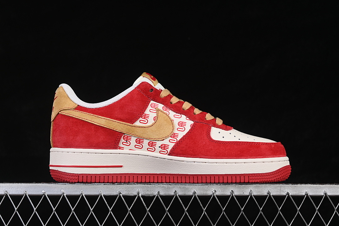 Nike [XD0028-014]-[AIR FORCE 1 07 LOW WHITE/RED/GOLD]-[WOMAN:36-39]-[MAN:40-45] - Image 16
