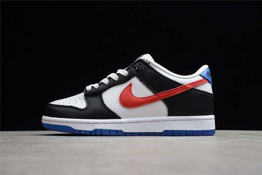 Unbranded [DM7708-100]-[SB DUNK LOW SOUTH KOREA BLACK/WHITE-RED-BLUE]-[WOMAN:36-39]-[MAN:40-47.5], photo 1