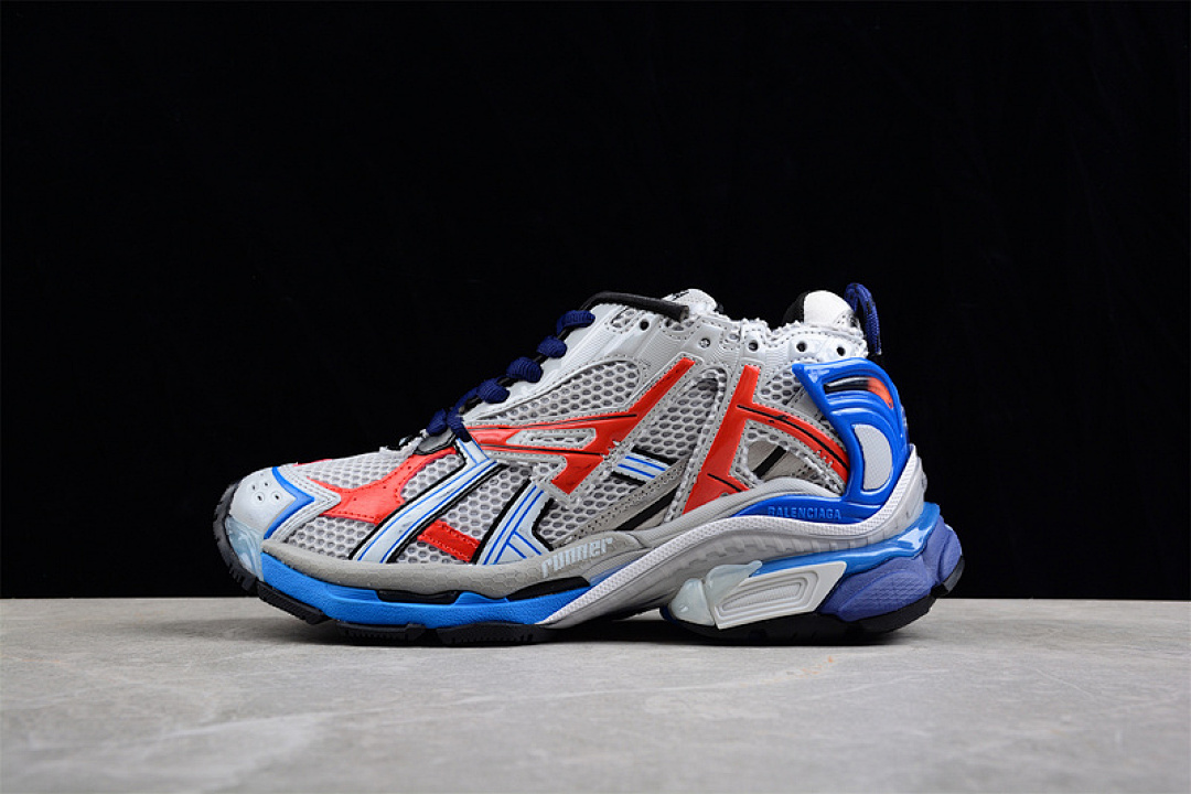 Kith [W3RB61264]-[BA*LEN*CIAGA RUNNER KITH FOUR.COLOR 7.0 21SS GREY/RED/BLUE-BLACK]-[UNISEX:35-46], photo 1