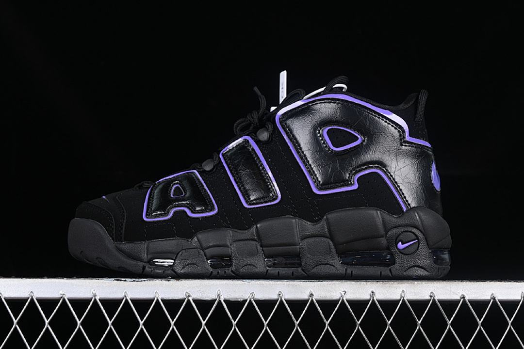 Nike [DV1879-001]-[AIR MORE UPTEMPO 96 BLACK/BLACK/METALLIC GOLD/ACTION GRAPE]-[UNISEX:36-45], photo 1