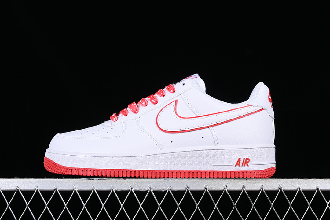 Nike [DV0788-102]-[AIR FORCE 1 07 WHITE/PICANTE RED/WHITE]-[WOMAN:36-39]-[MAN:40-45], photo 1