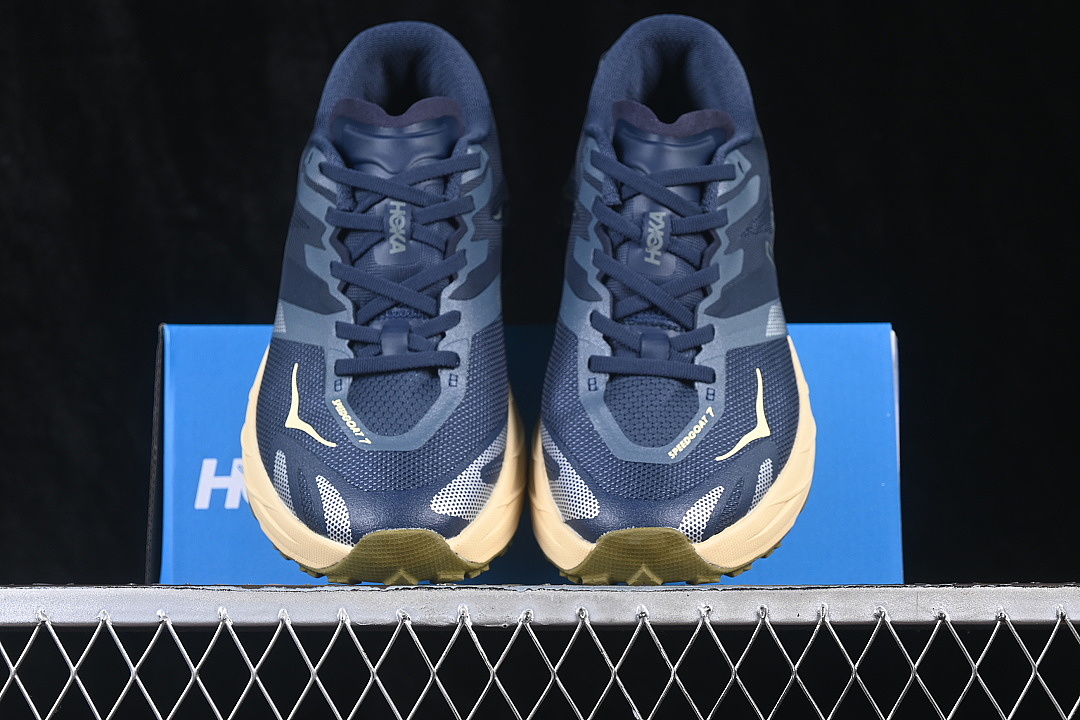 Hoka [1171928 VRL]-[ONE SPEED GOAT 7 CASUAL SPORTS RUNNING SHOES NAVY BLUE/BLUE]-[MAN:40-45] - Image 12