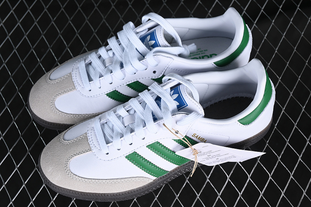 Adidas [IG1024]-[SAMBA VEGAN OG WHITE/GREY/GREEN/BLACK]-[WOMAN:36-39]-[MAN:40-45] - Image 11
