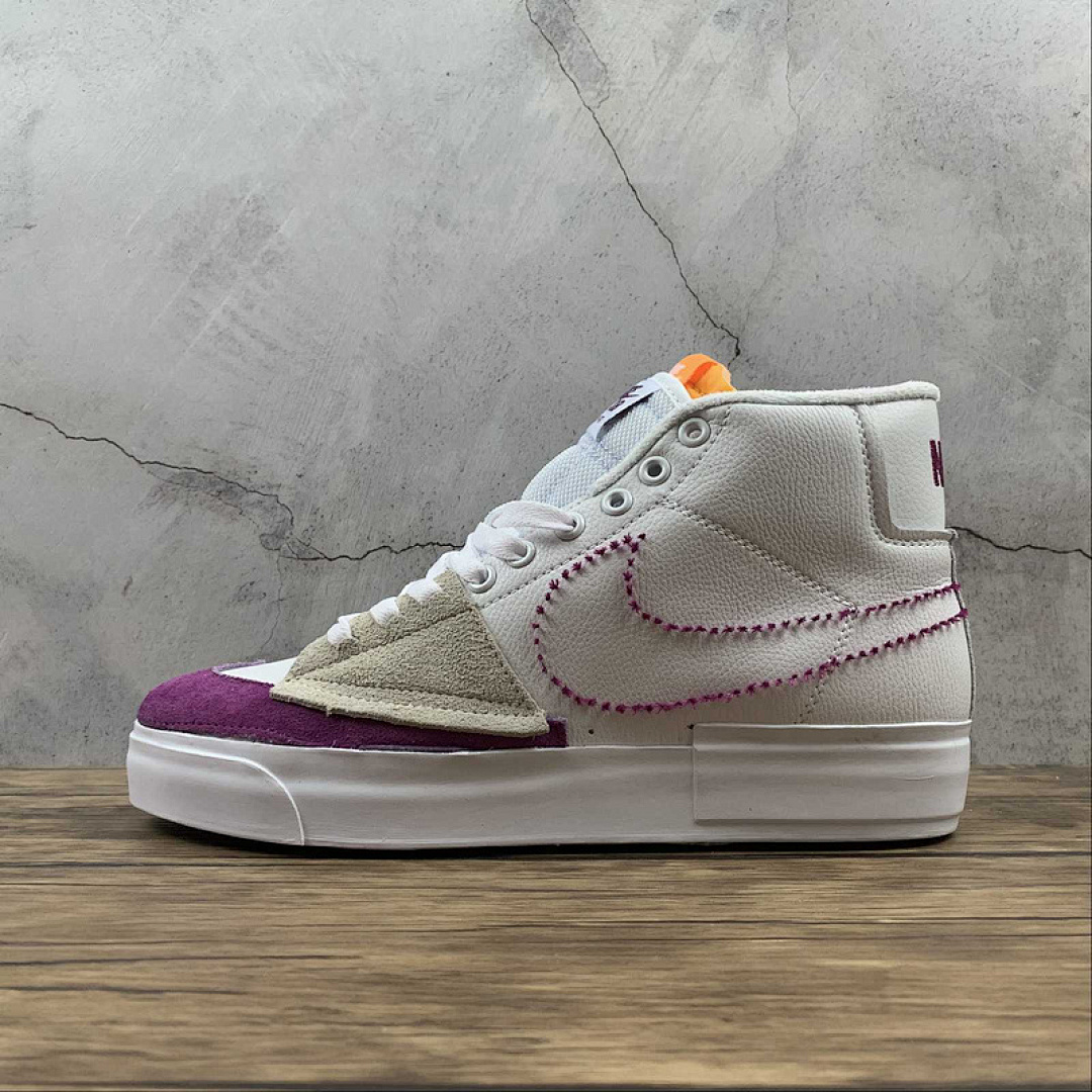 Purple [DA2189-100]-[SB BLAZER MID EDGE LAKERS WHITE/PURPLE-GOLD]-[WOMAN:36-39]-[MAN:40-45], photo 1
