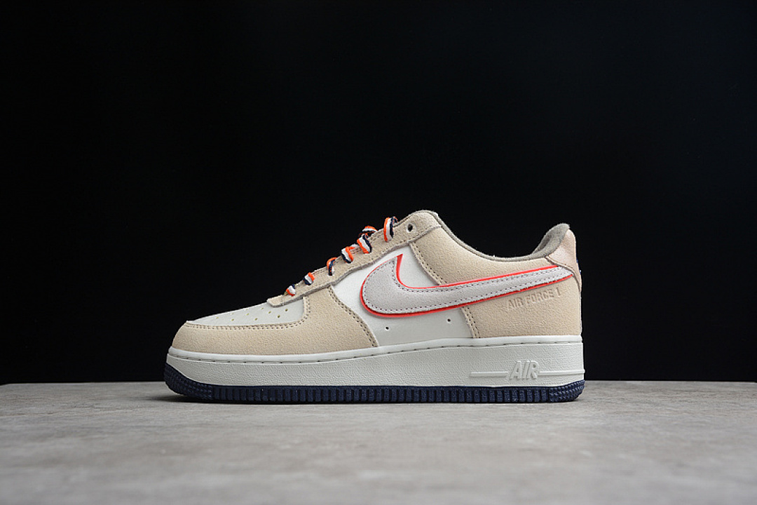 Nike [DQ5079-111]-[AIR FORCE 1 LOW 07 ATHLETIC CLUB WHITE/KHAKI/ORANGE]-[WOMAN:35-39]-[MAN:40-45], photo 1