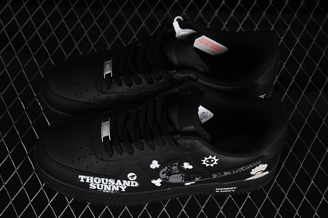 Nike [CW2288-016]-[AIR FORCE 1 07 LOW NICA BLACK/WHITE]-[WOMAN:36-39]-[MAN:40-45] - Image 11