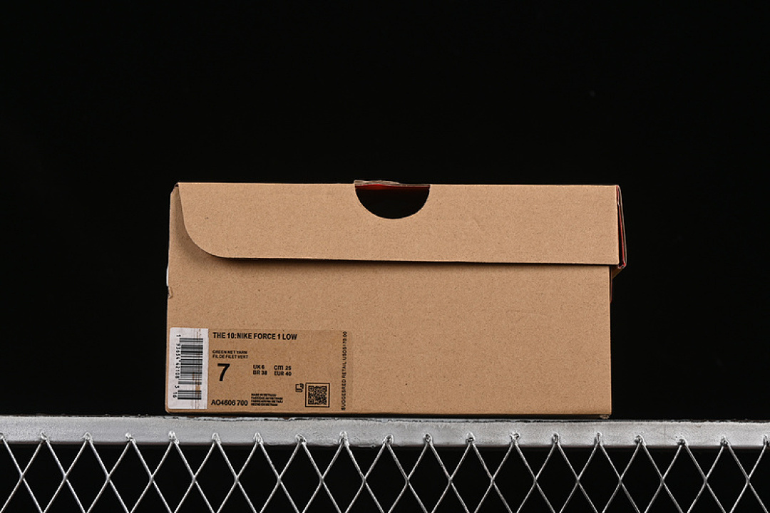Nike [AO4606-700]-[OFF WHITE AIR FORCE 1 LOW VOLT/CONE-BLACK-HYPER JADE]-[WOMAN:36-39]-[MAN:40-45] - Image 12