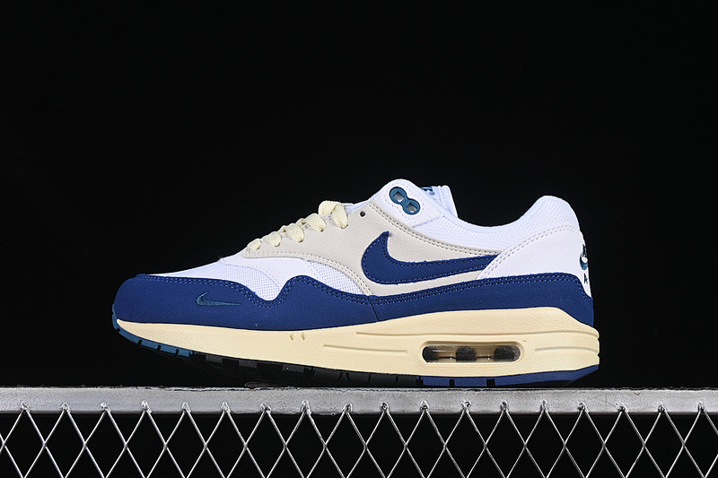 Nike AIR MAX 1 SAIL/LIGHT OREWOOD BROWN/PHANTOM/DEEP ROYAL BLUE · FQ8048-133, photo 1