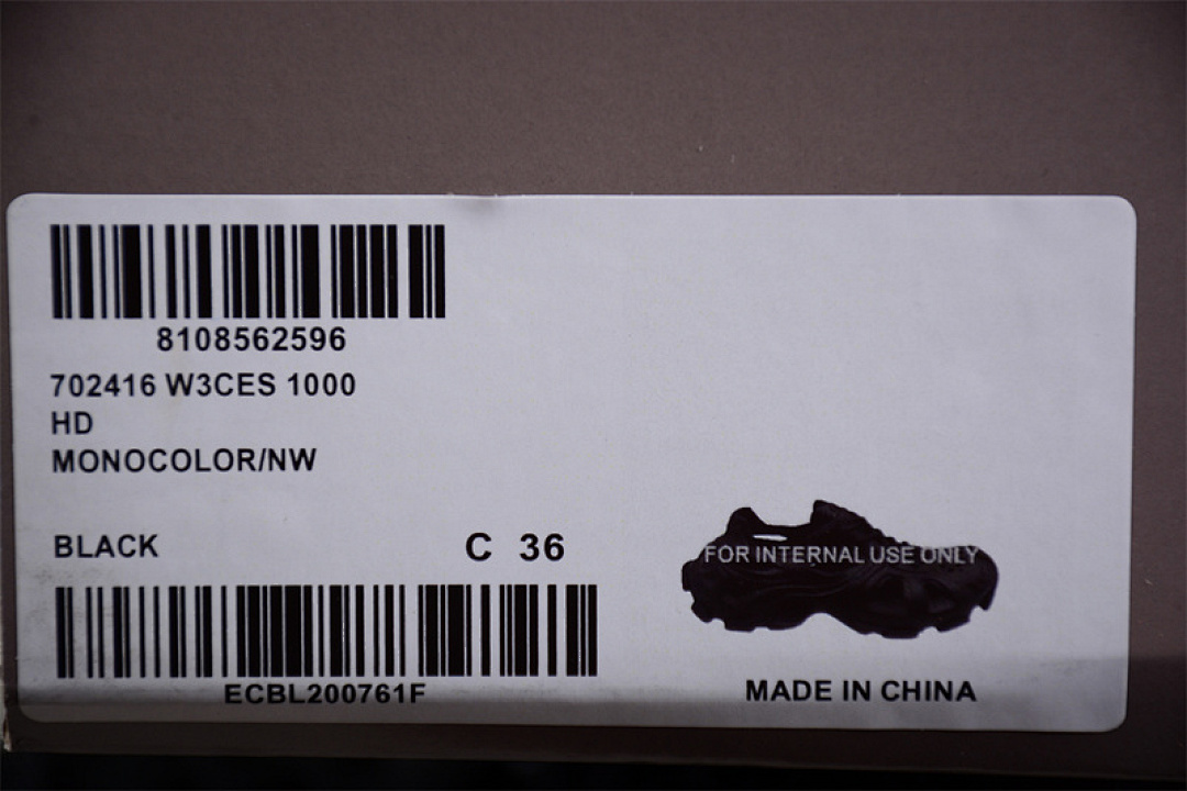 Balenciaga [702416 WSCES 1000]-[BA*LEN*CIAGA STYLISH SUIT SANDALS BLACK]-[WOMAN:35-39]-[MAN:40-46] - Image 3