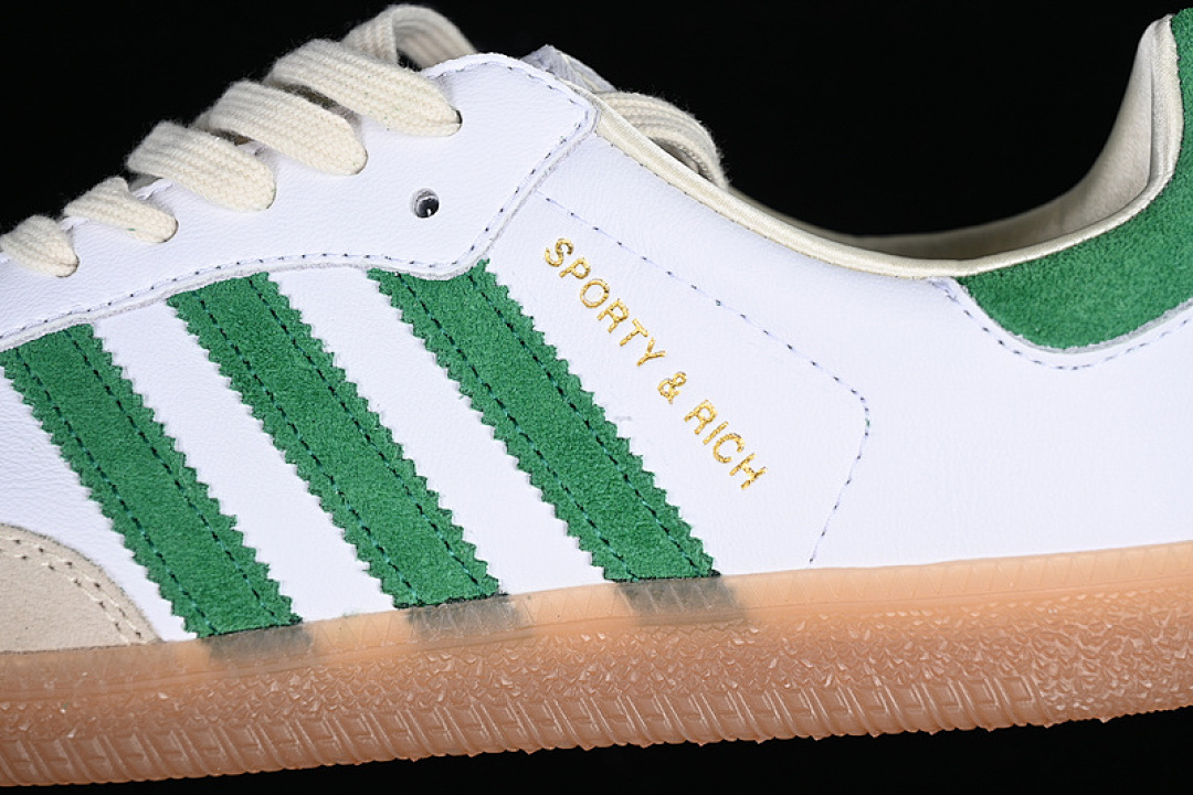 Adidas [HQ6075]-[ADIDAS SAMBA OG SPORTY&RICH WHITE/GREEN/BROWN]-[WOMAN:36-39]-[MAN:40-45] - Image 8