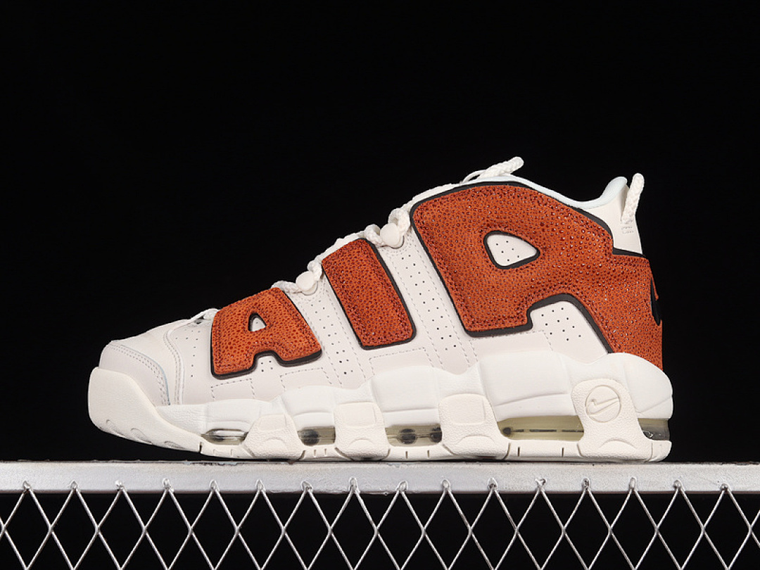 Nike [DZ5227-001]-[AIR MORE UPTEMPO PHANTOM/BLACK/ORANGE TRANCE/SAIL/DARK RUSSET]-[UNISEX:36-45], photo 1