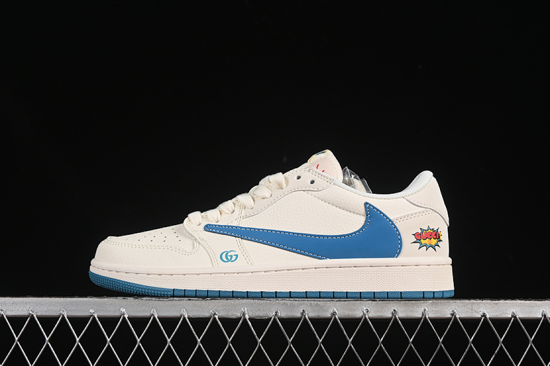 Jordan TRAVIS SCOTT X FRAGMENT DESIGN AIR Jordan 1 LOW OG SP WHITE/BLUE · ZH2598-165, photo 1