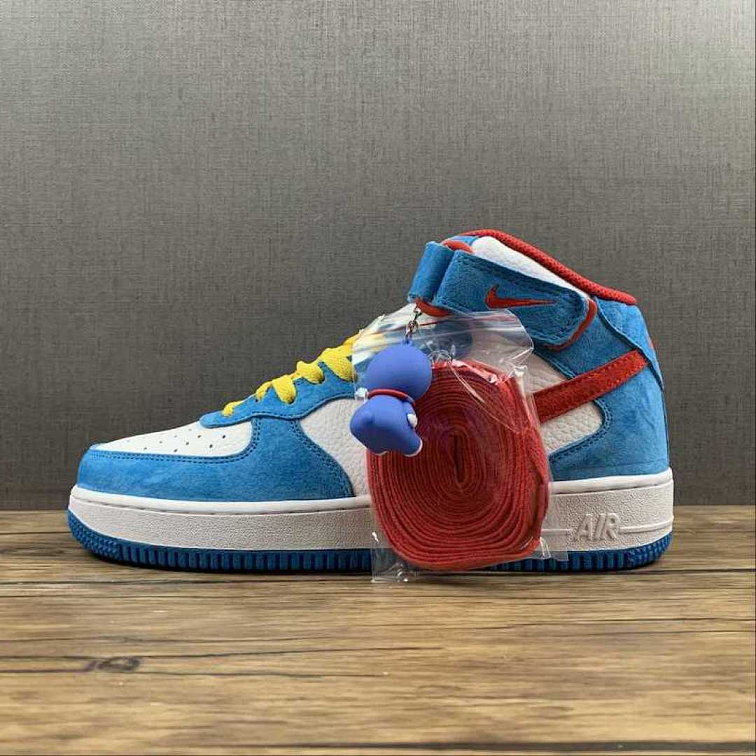 Nike [GB1236-160]-[AIR FORCE 1 MID 07 WHITE/BLUE/RED]-[WOMAN:36-39]-[MAN:40-45], photo 1