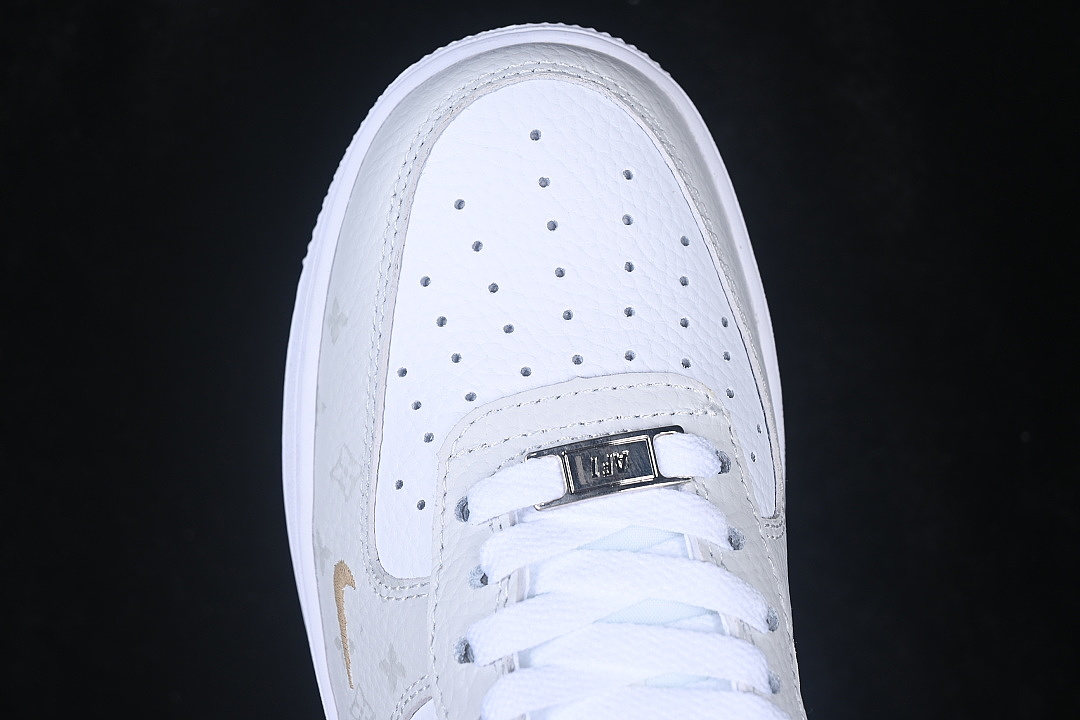 Nike [IV5732-100]-[AIR FORCE 1 07 LOW CASUAL SNEAKERS GREY/BROWN]-[WOMAN:36-39]-[MAN:40-45] - Image 9