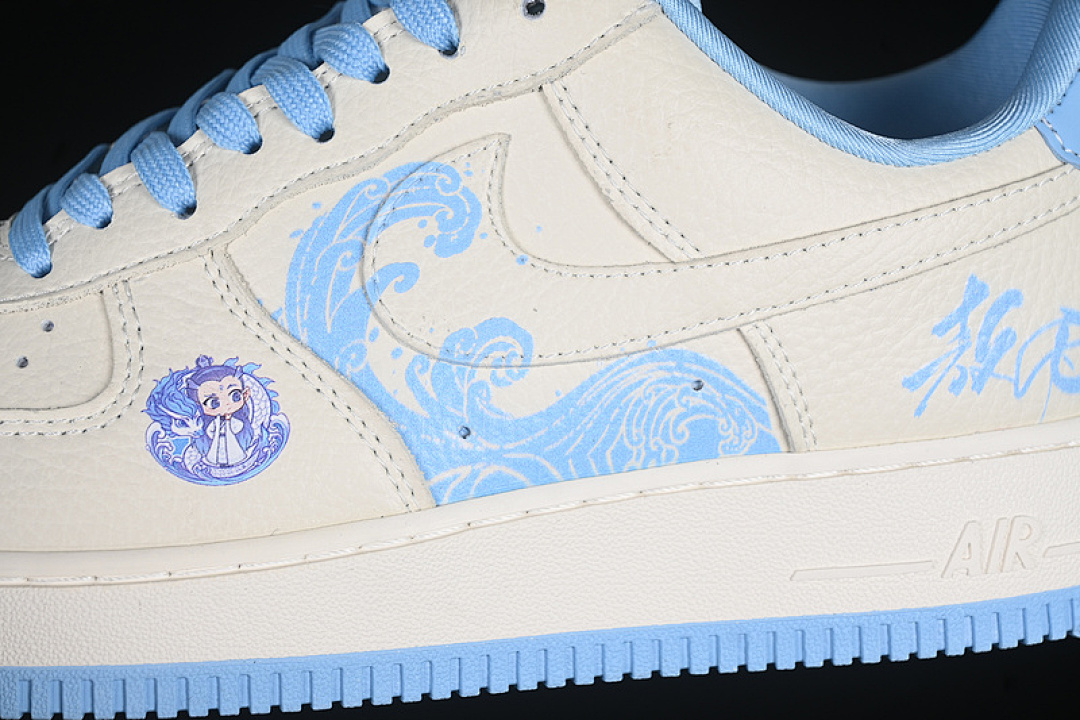 Nike [KK1988-060]-[AIR FORCE 1 07 LOW WHITE/BLUE]-[WOMAN:36-39]-[MAN:40-45] - Image 8