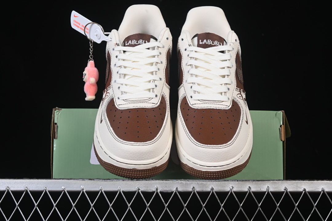 Nike [XL1979-105]-[AIR FORCE 1 07 LOW WHITE/BROWN]-[WOMAN:36-39]-[MAN:40-45] - Image 13