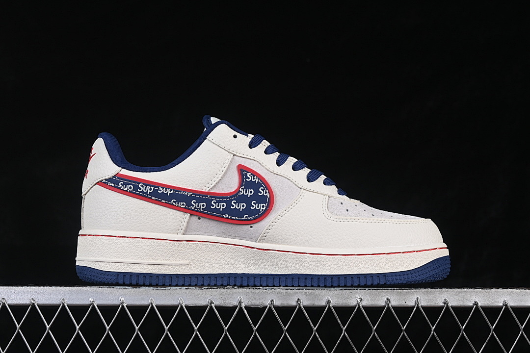 Nike [DD1982-328]-[AIR FORCE 1 07 LOW CASUAL SHOES NAVY BLUE/RED/WHITE]-[WOMAN:36-39]-[MAN:40-45] - Image 15