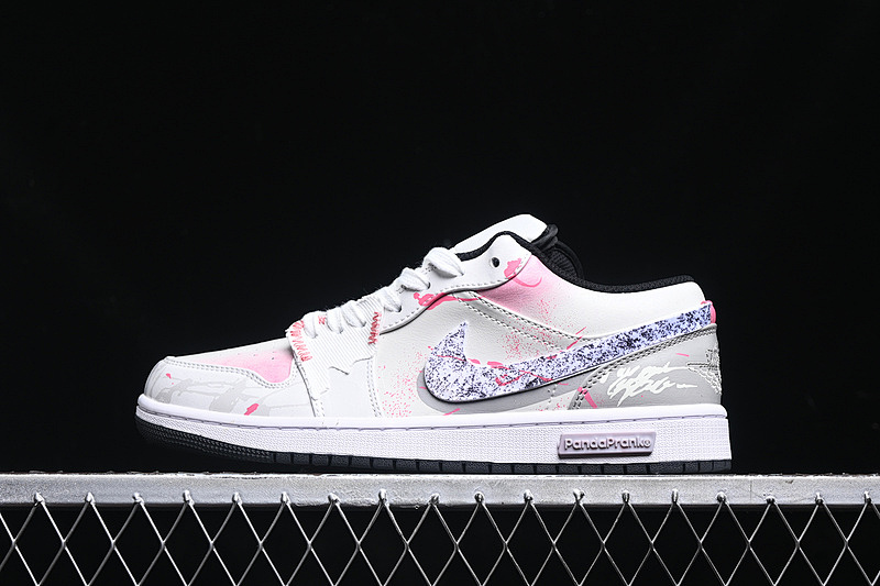 Jordan AIR Jordan 1 LOW WHITE/PINK/BLUE/GREY · 553558-132, photo 1