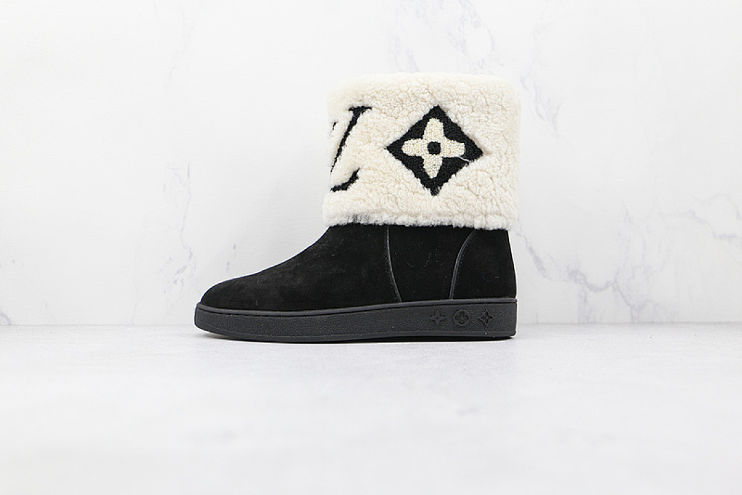 Louis Vuitton Louis Vuitton [L*V WOOL BOOTS WHITE/BLACK/WHITE]-[WOMAN:35-40], photo 1