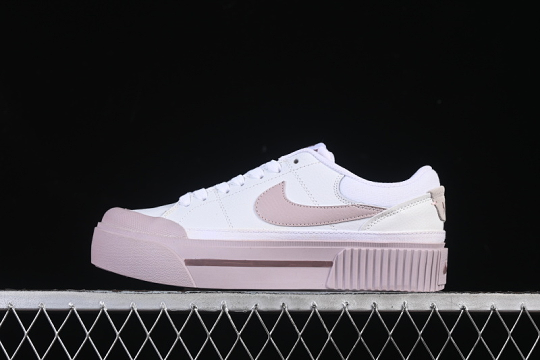 Unbranded [DM7590-105]-[COURT LEGACY LIFT CASUAL SNEAKERS WHITE/VIOLET]-[WOMAN:36-39]-[MAN:40-45], photo 1