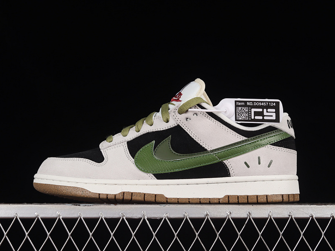 Nike SB DUNK LOW 85 WHITE/BLACK/GREY/GREEN · DO9457-124, photo 1