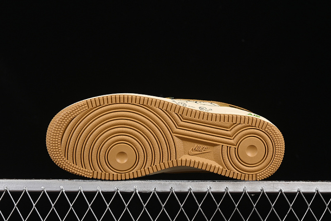 Nike [XL2321-666]-[AIR FORCE 1 07 LOW CHIVALRY BROWN/GREEN]-[WOMAN:36-39]-[MAN:40-45] - Image 15