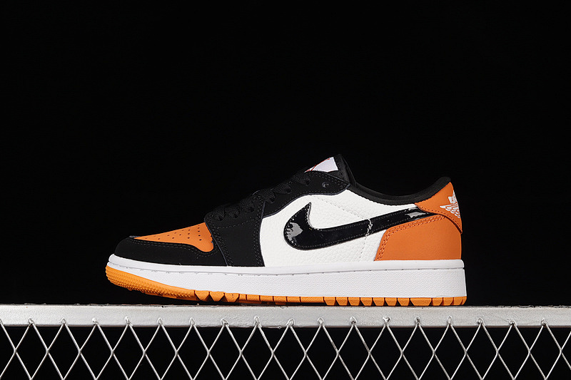 Jordan AIR Jordan 1 LOW GOLF SHATTERED BACKBOARD WHITE/BLACK/ORANGE · DD9315-800, photo 1