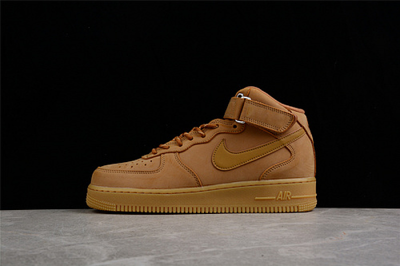 Nike Nike AIR FORCE 1 HIGH 2019 FLAX/WHEAT/GUM LIGHT BROWN/BLACK · CJ9178-200, photo 1