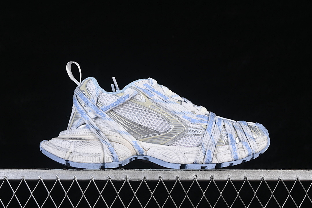 Balenciaga [W3XHL9949]-[3XL EXTREME LACES RUNNING SHOES WHITE/BLUE/GREY]-[WOMAN:35-39]-[MAN:40-46] - Image 17