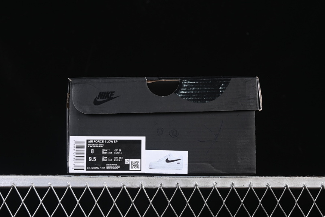 Nike [CU9225-102]-[AIR FORCE 1 07 LOW CASUAL SNEAKERS BLACK/WHITE]-[WOMAN:36-39]-[MAN:40-45] - Image 11