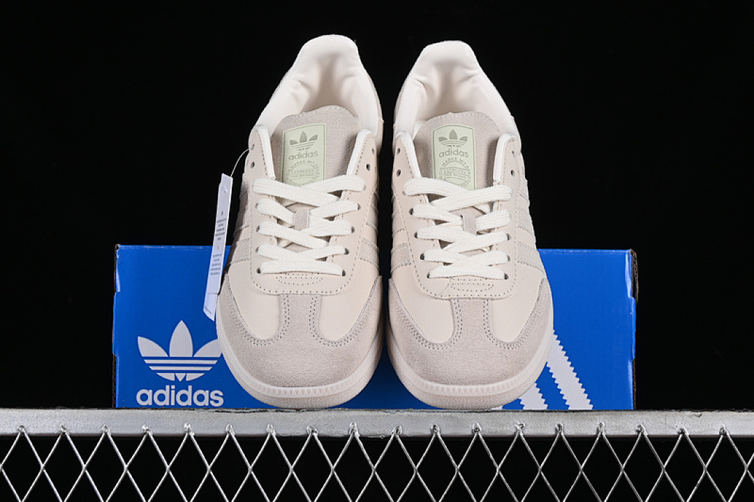 Adidas [FZ5603]-[SAMBA VEGAN TONAL COLOR PACK LINEN/CREAM WHITE/SAVANNA]-[WOMAN:36-39]-[MAN:40-45] - Image 13