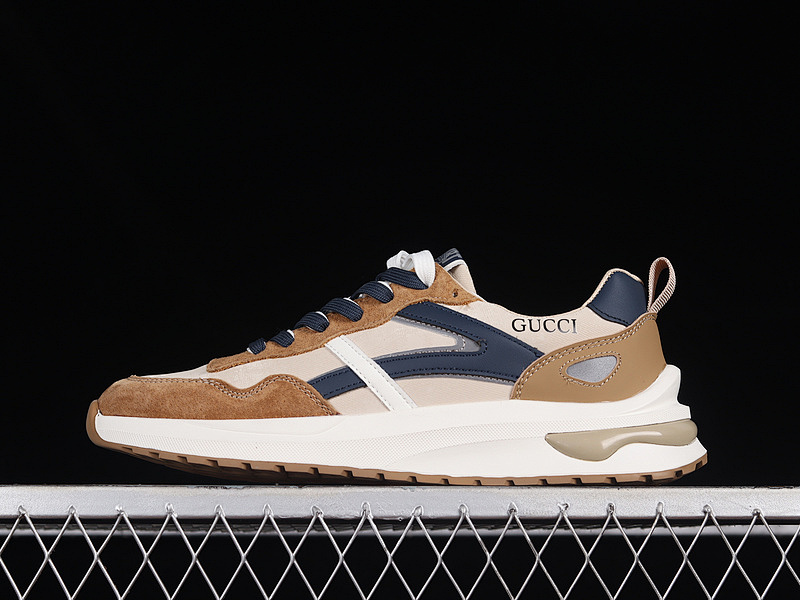 Off-White GU*CCI 22SS CASUAL SNEAKERS Off-White/BROWN/NAVY BLUE · 9Y9209666, photo 1