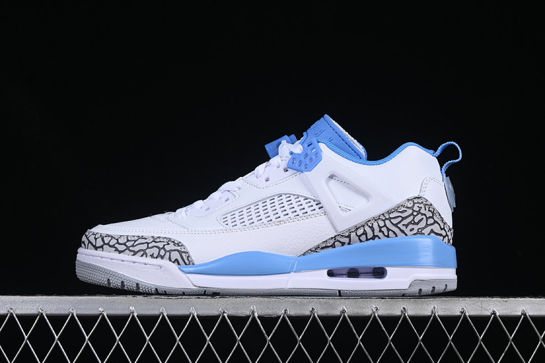 Jordan [FQ1759-141]-[JORDAN SPIZIKE LOW WHITE/UNIVERSITY BLUE/WOLF GREY/ANTHRACITE]-[UNISEX:36-47.5], photo 1