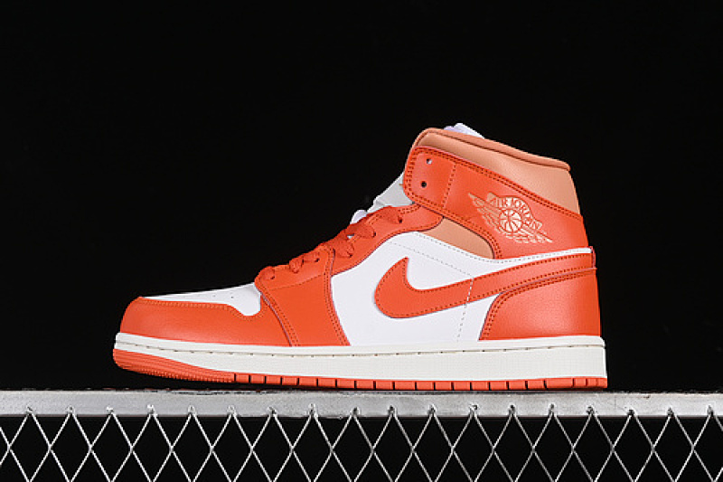 Jordan AIR Jordan 1 MID COSMIC CLAY SUMMIT WHITE/COSMIC CLAY/AMBER BROWN · BQ6472-108, photo 1