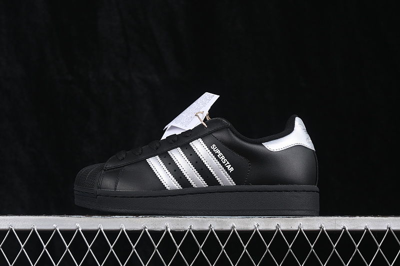Adidas SUPERSTAR II SHELL TOE CASUAL SNEAKERS LIGHT GRAY/BLACK · JH9977, photo 1