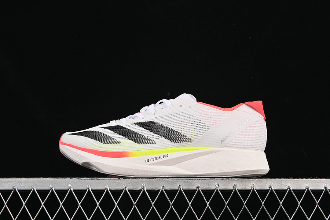Adidas [IH5712]-[ADIZERO TAKUMI SEN 10 M WHITE/GREEN/ORANGE/BLACK]-[WOMAN:36-39]-[MAN:40-45] - Image 2