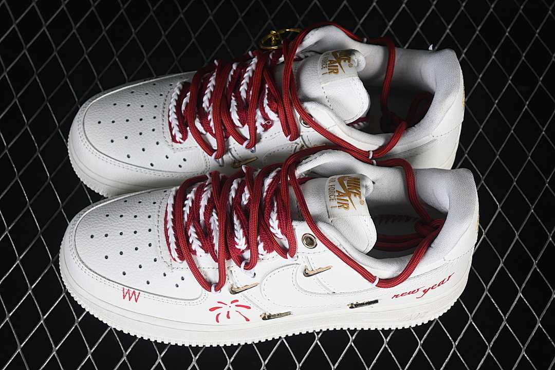 Nike [FV3654-111]-[AIR FORCE 1 07 LOW WHITE/RED/WHITE]-[WOMAN:36-39]-[MAN:40-45] - Image 11
