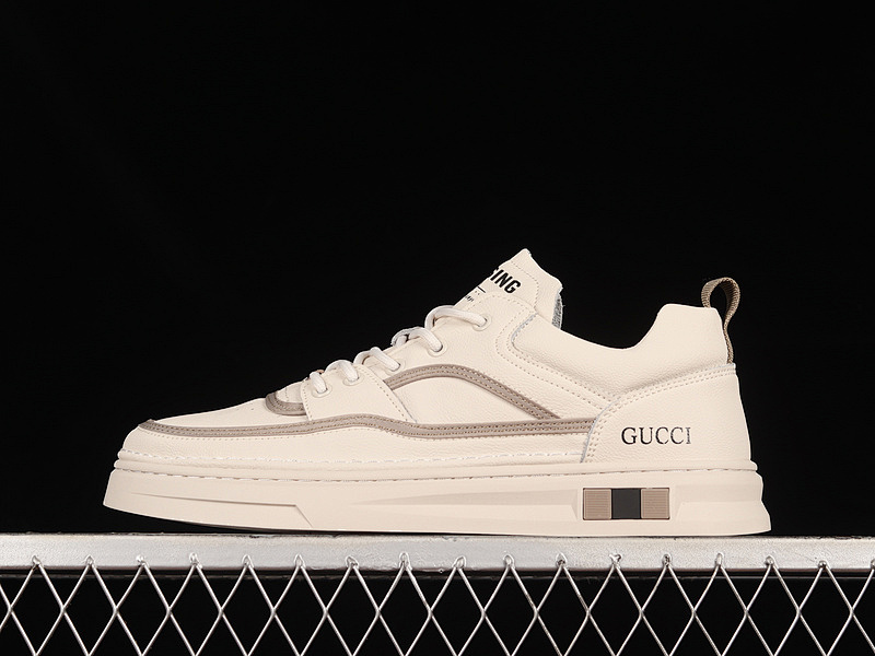 GU*CCI ATHLEISURE TREND SNEAKERS BEIGE/BEIGE/LIGHT KHAKI · 9Y9209666, photo 1