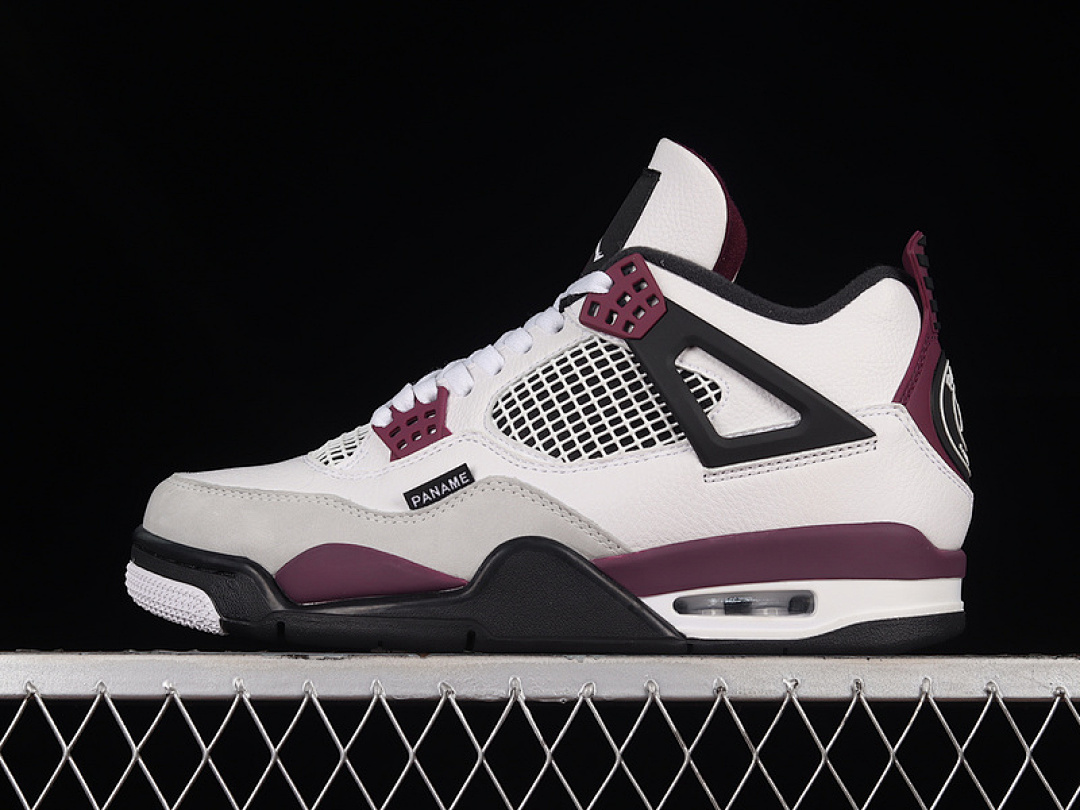 Jordan [CZ5624-100]-[PARIS SAINT-GERMAIN X AIR JORDAN 4 RETRO WHITE/NEUTRAL GREY/BLACK/BORDEAUX], photo 1