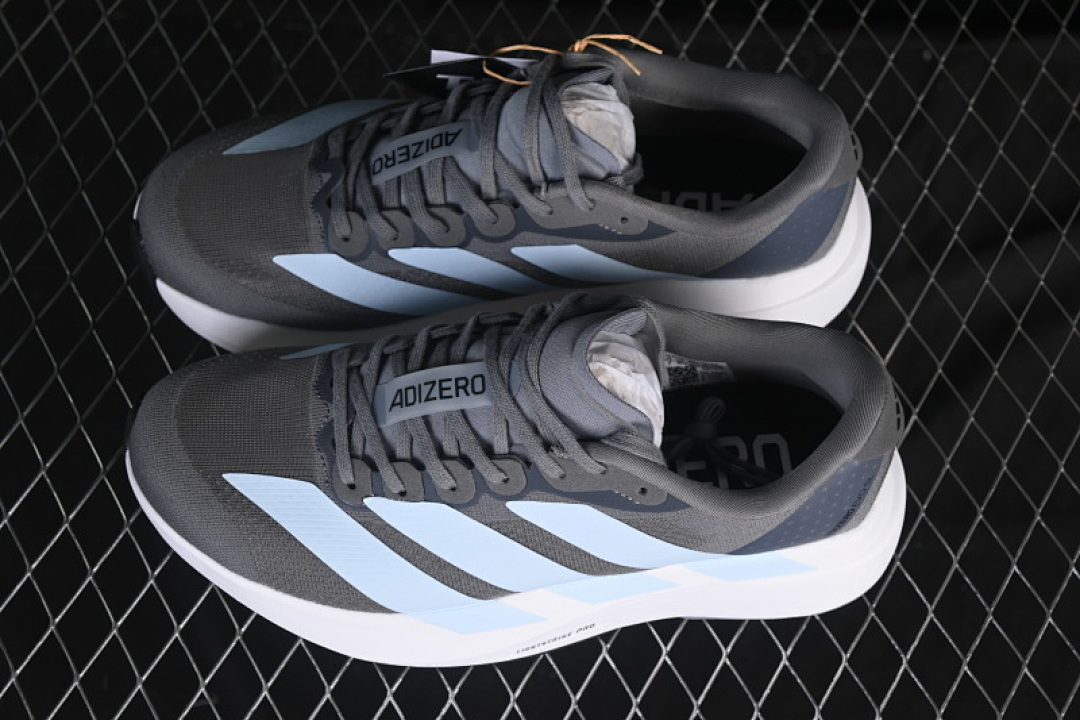 Adidas [JS4489]-[EVO SL BREATHABLE RUNNING SHOES DARK GRAY/WHITE/BLUE]-[WOMAN:36-39]-[MAN:40-45] - Image 10