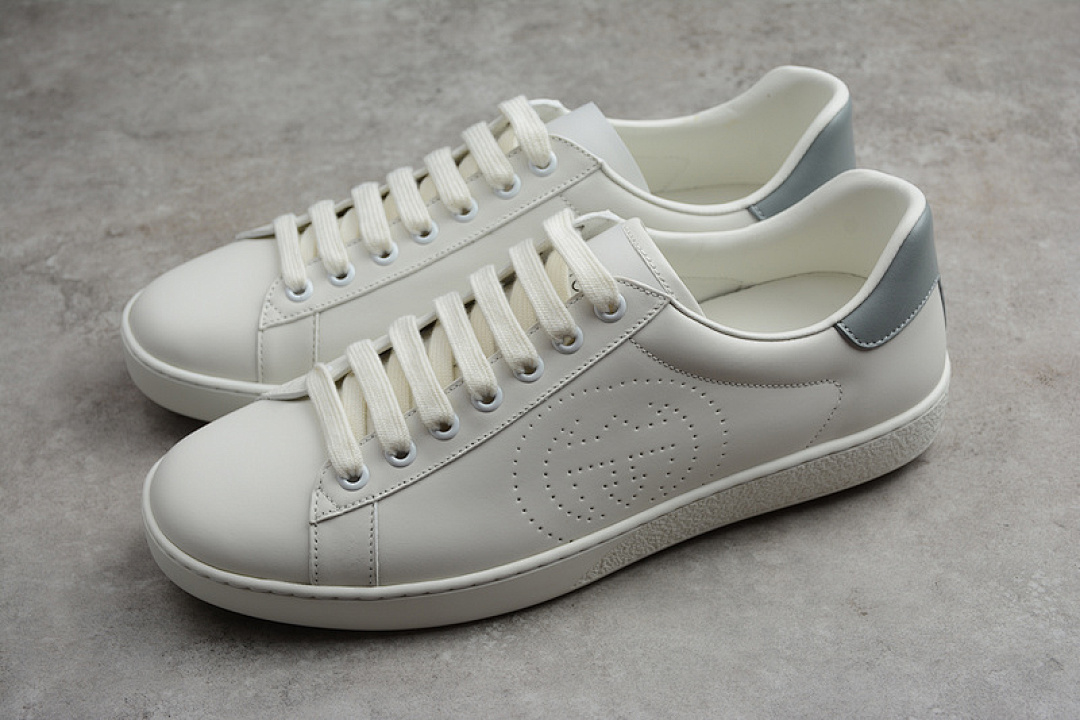 Gucci [GU*CCI ACE EMBROIDERED LOW-TOP SNEAKER WHITE/LIGHT GRAY]-[WOMAN:35-39]-[MAN:40-44] - Image 10