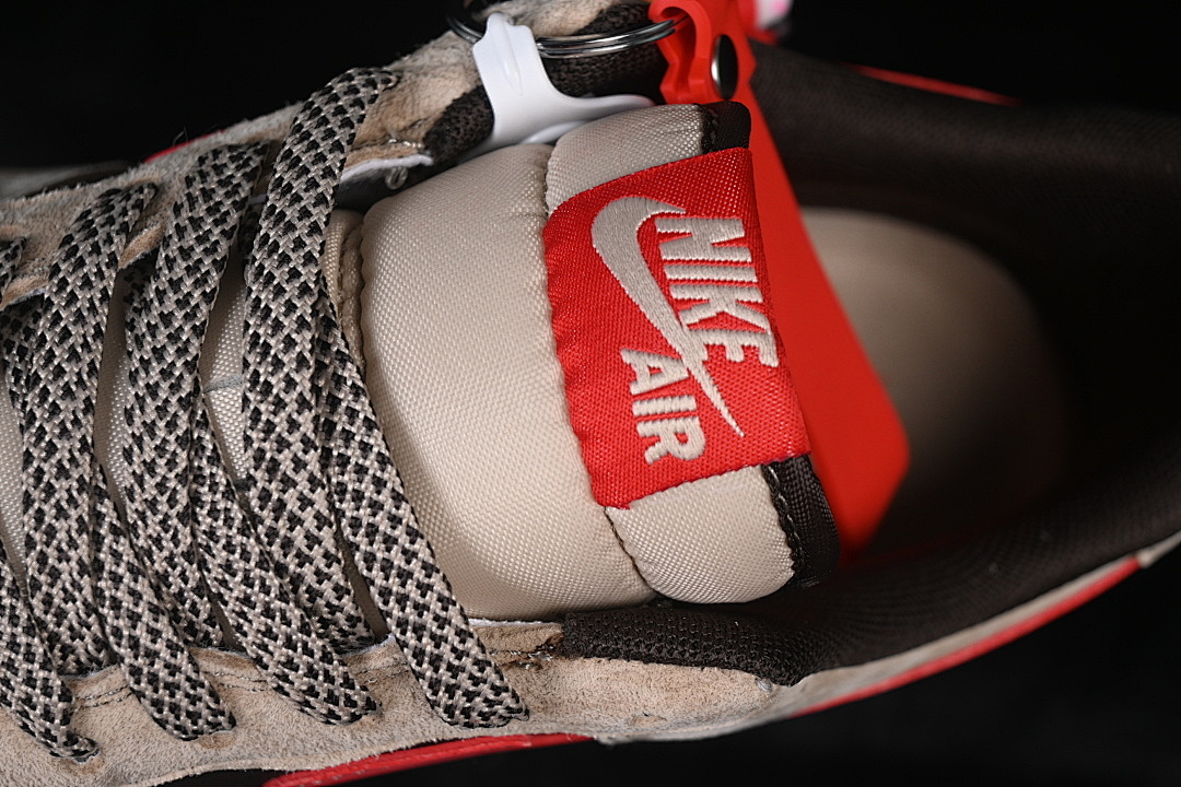 Nike [XD0028-020]-[AIR FORCE 1 07 LOW CASUAL SNEAKERS BROWN/BLACK/RED]-[WOMAN:36-39]-[MAN:40-45] - Image 9