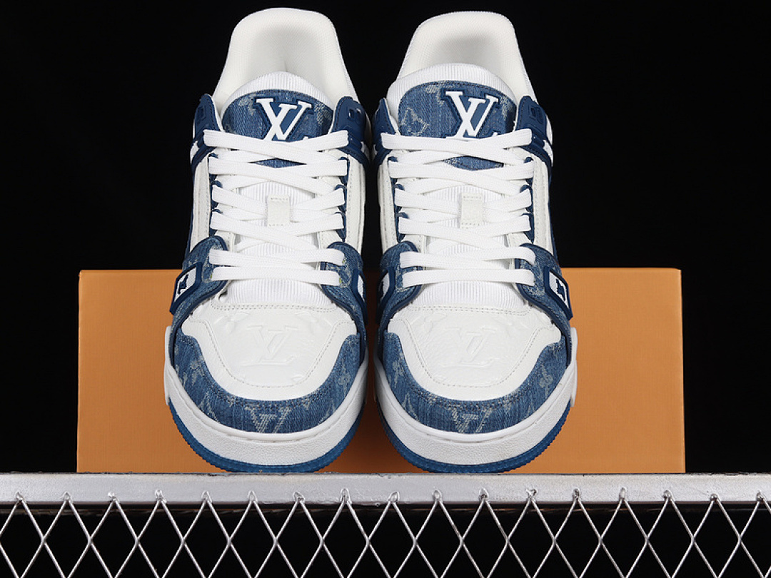 Louis Vuitton [L*V FASHION SNEAKERS NAVY BLUE/WHITE/NAVY BLUE]-[MAN:38-46] - Image 13
