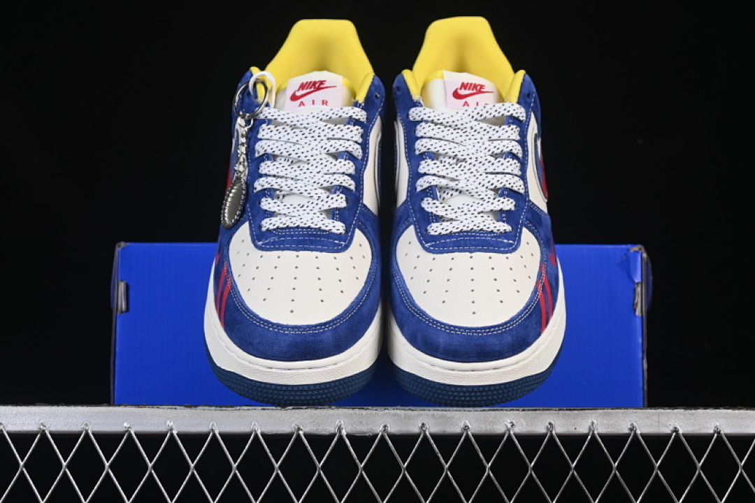 Nike [SY1388-006]-[AIR FORCE 1 07 LOW NAVY BLUE/WHITE/RED/YELLOW]-[WOMAN:36-39]-[MAN:40-45] - Image 13