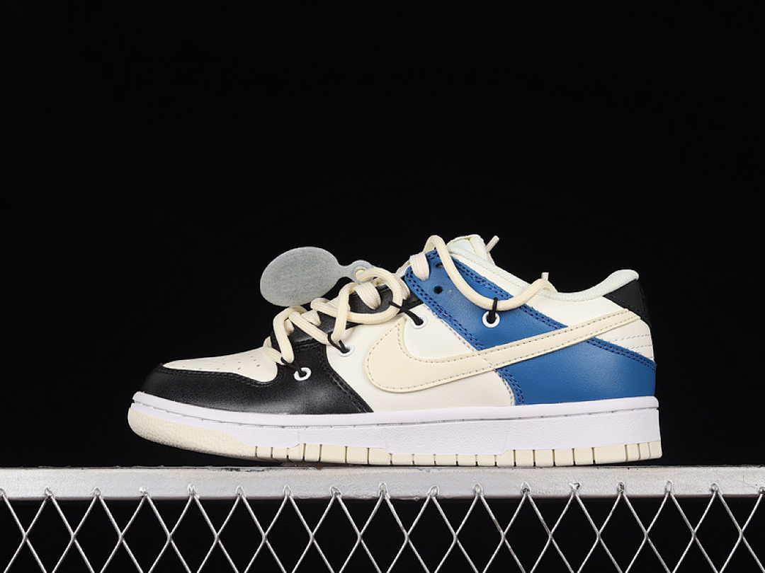 Nike DUNK LOW WHITE/BLACK/BLUE · DJ6188-100, photo 1