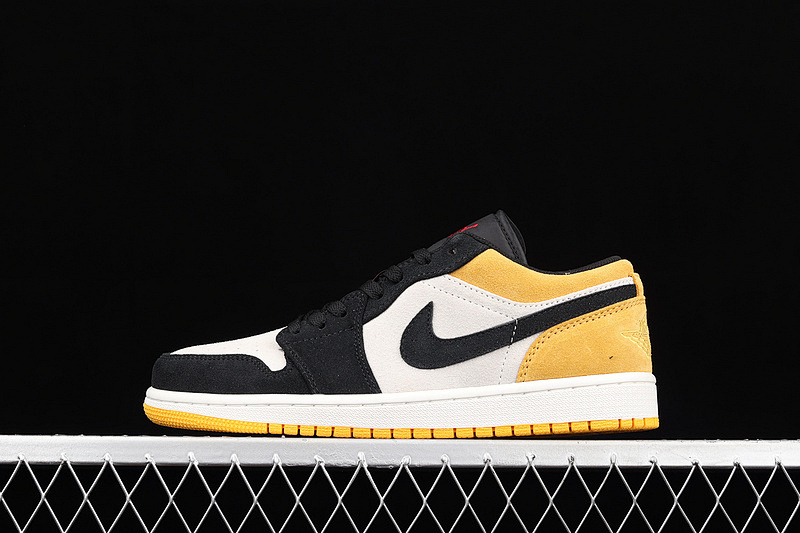 Jordan AIR Jordan 1 LOW SAIL/GYM RED-UNIVERSITY GOLD-BLACK · 553558-127, photo 1