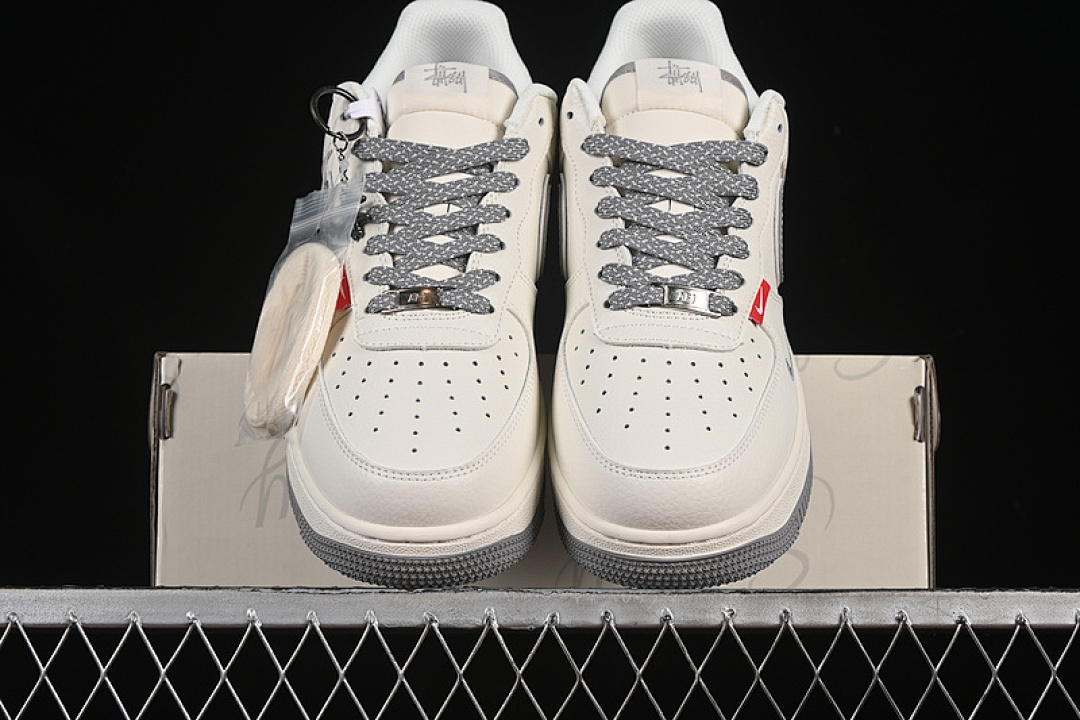 Nike [CS5288-008]-[AIR FORCE 1 07 LOW WHITE/GREY]-[WOMAN:36-39]-[MAN:40-45] - Image 13